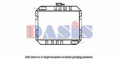 AKS DASIS 090030n -  Радиатор, охлаждение двигателя